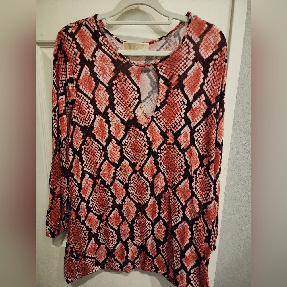 Michael Kors Snake Print Top